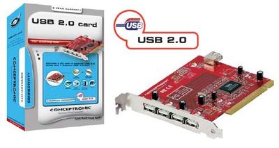 Conceptronic - C480I5 - Hubs USB - PCI Card
